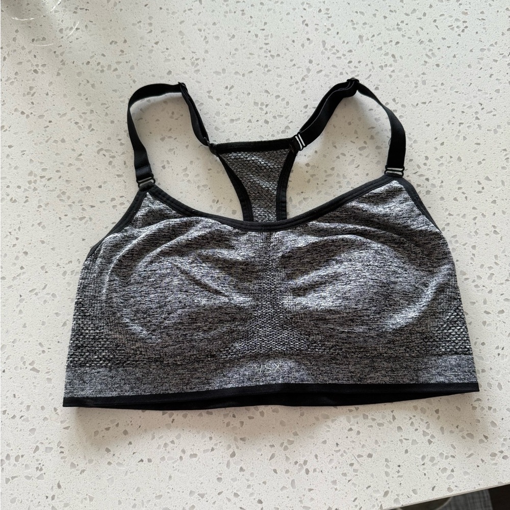 Victoria's Secret Black and Gray Sports Bra